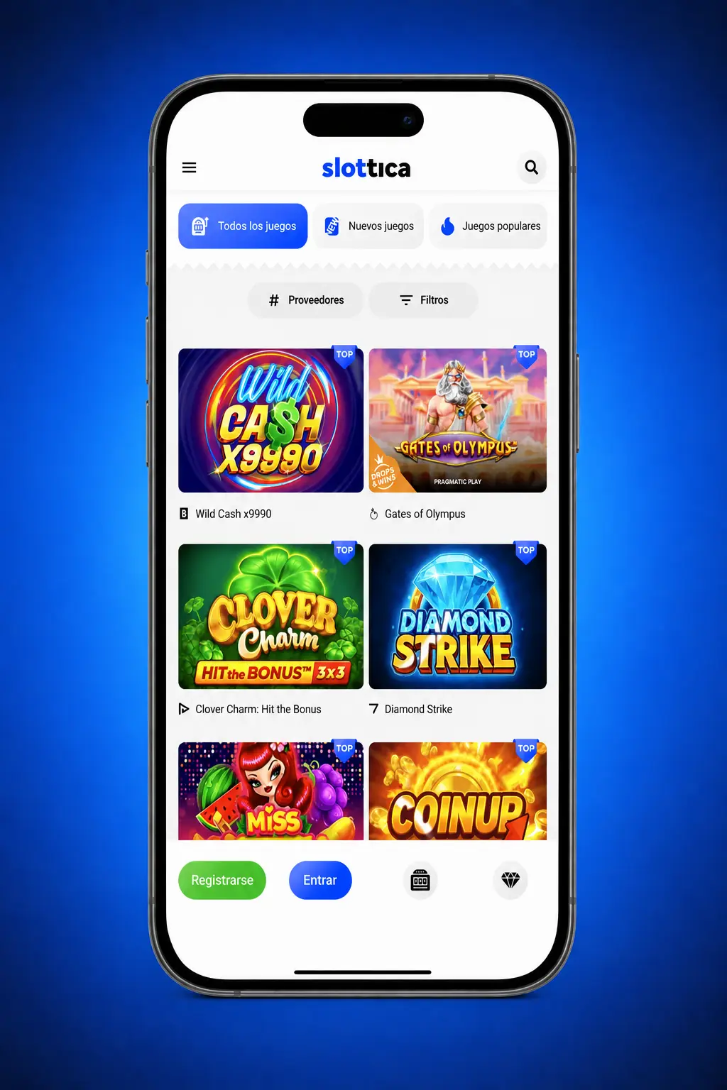 Guía de 5 pasos para descargar la app de Slottica en iOS desde la App Store en iPhone o iPad