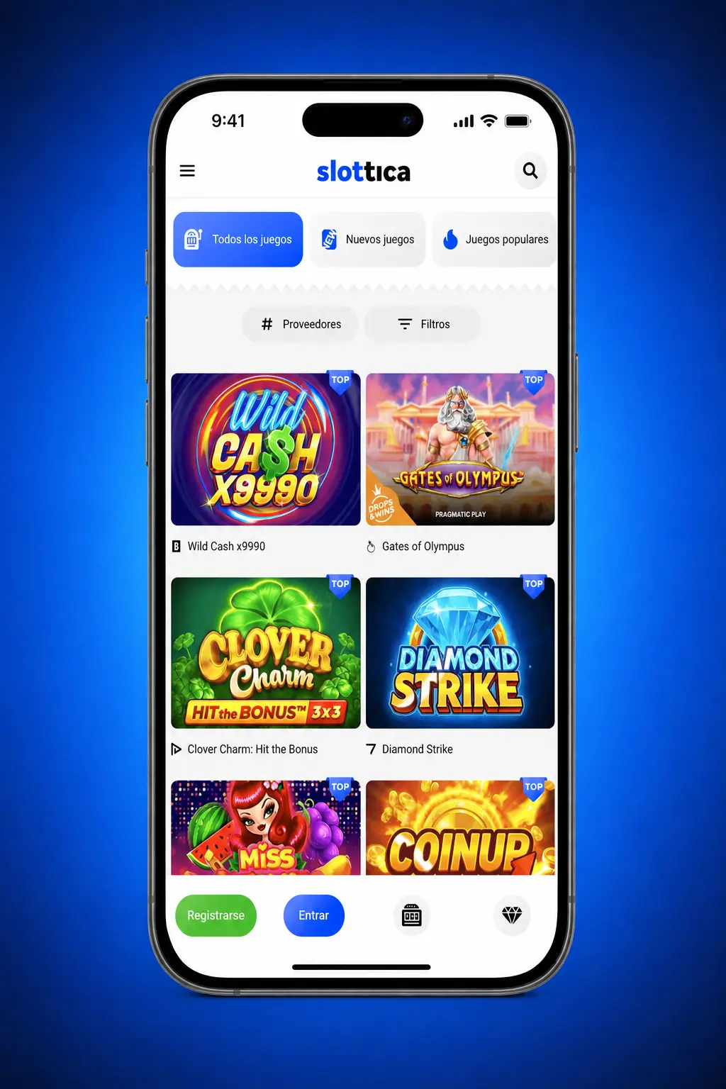 Guía de 5 pasos para descargar la app de Slottica en iOS iPhone y iPad desde la App Store