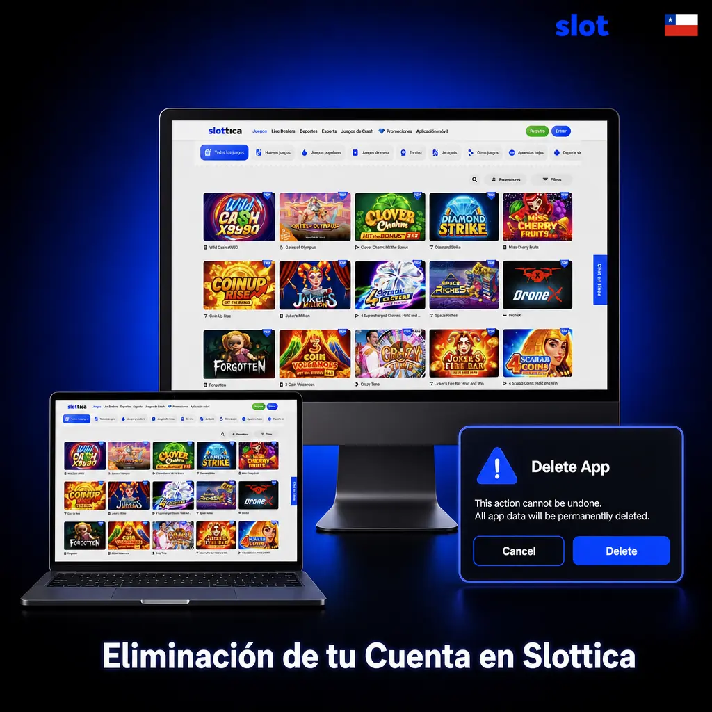 Guía para eliminar tu cuenta en Slottica: pasos para cerrar sesión, autoexclusión o cierre definitivo