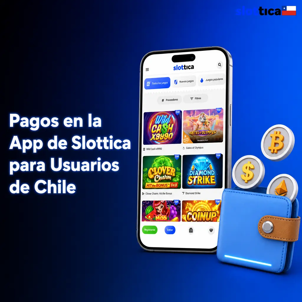 Métodos de pago en app Slottica Chile: BancoEstado, Visa, Skrill, Neteller y más. Depósitos inmediatos y retiros rápidos.
