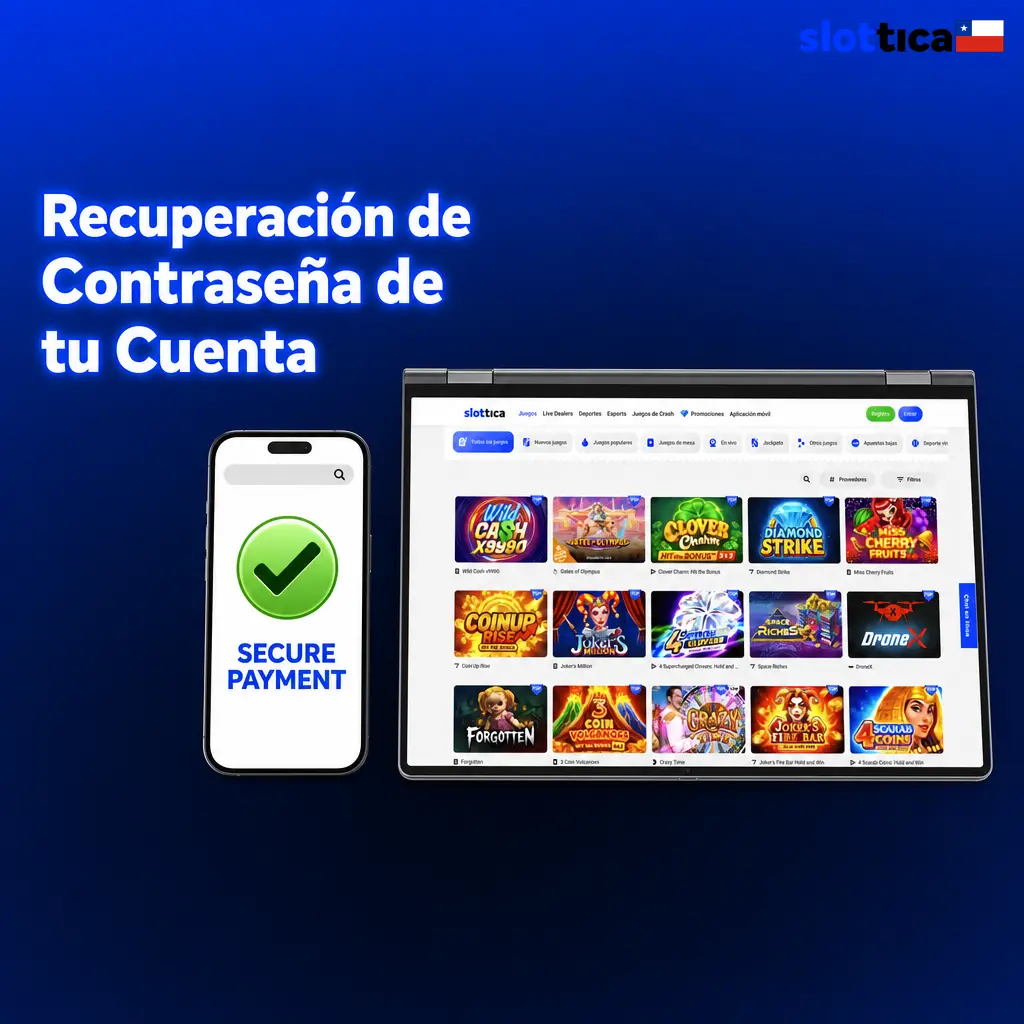 Pasos para recuperar la contraseña de tu cuenta en Slottica desde el formulario de inicio de sesión