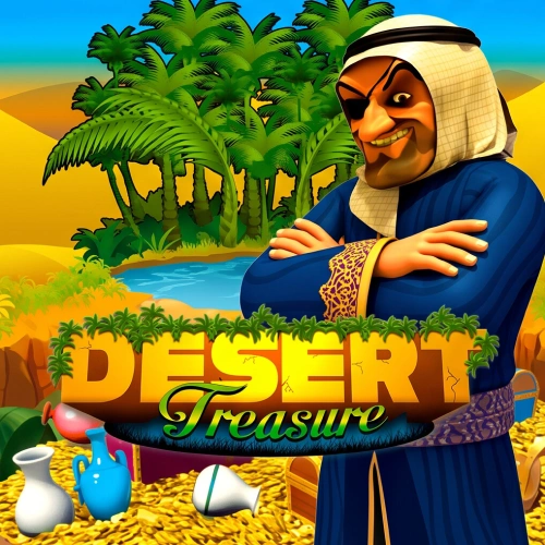 Explora las dunas para ganar premios en Desert Treasure Slottica.