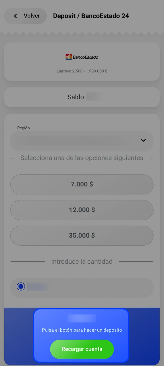 Valida la transacción bancaria para acreditar tus fondos en Slottica.