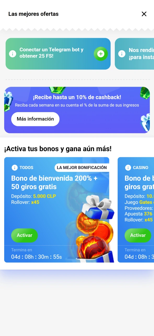 Solicita tu recompensa promocional de bienvenida al registrarte en Slottica.