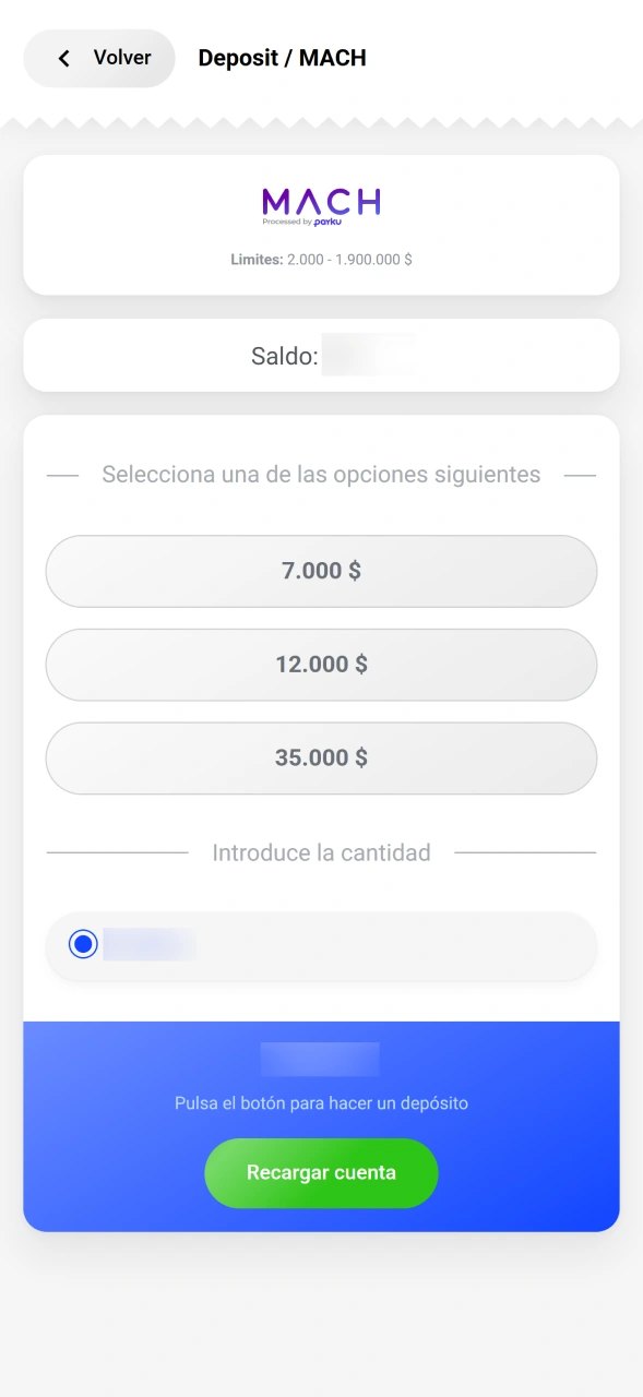 Agrega saldo a tu cuenta personal para jugar en Slottica.
